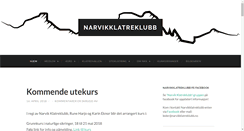 Desktop Screenshot of narvikklatreklubb.com