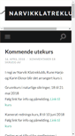 Mobile Screenshot of narvikklatreklubb.com
